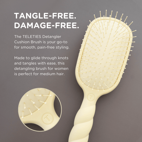 Detangler Hair Brush for Medium Hair – Tan