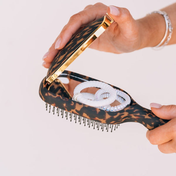Detangler Hair Brush for Thick Hair – Tortoise