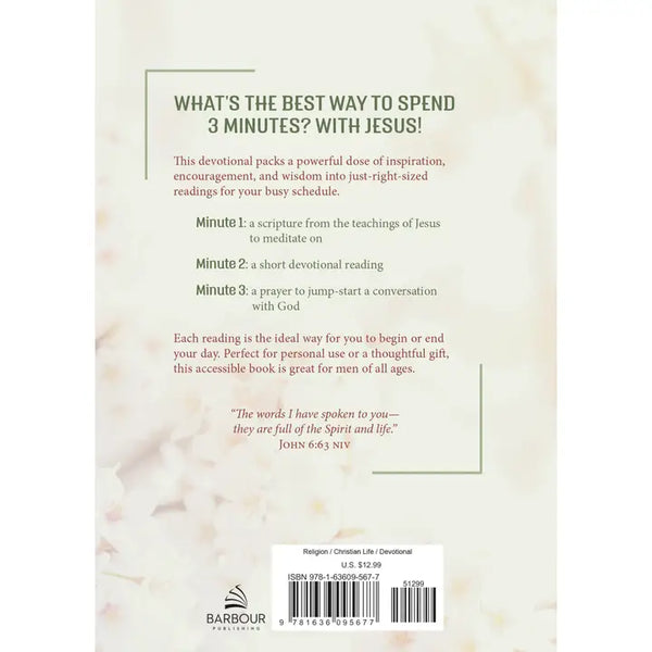 3 Minutes with Jesus: 180 Devotions For Women