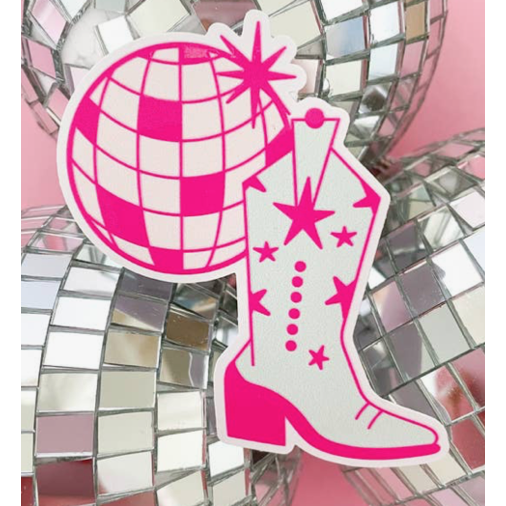 Disco Cowgirl Sticker