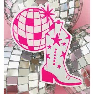 Disco Cowgirl Sticker