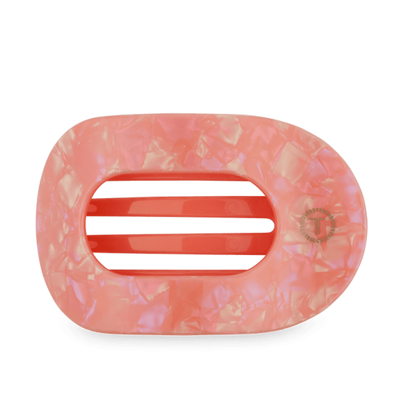 Teleties Flat Round Clip - Dreamsicle
