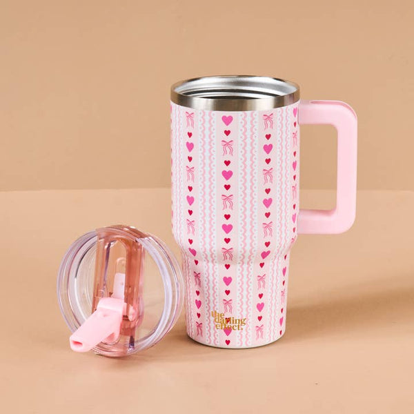20 oz Lifestyle Flip Straw Tumbler - Oh So Lovely