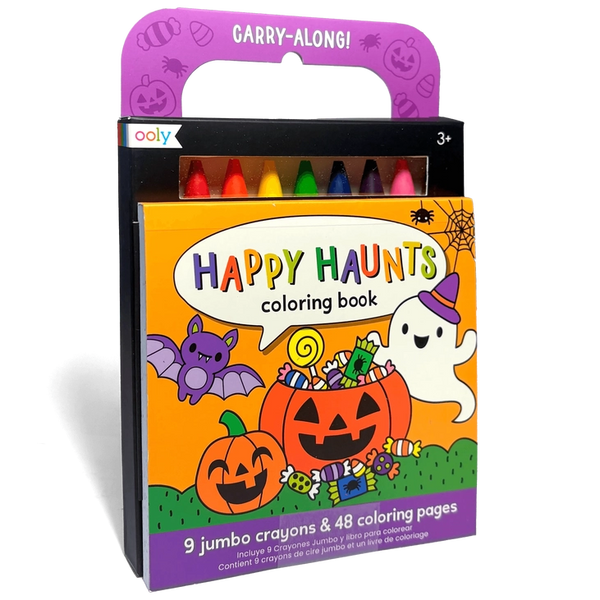 Carry-Along Coloring Book Set - Happy Haunts