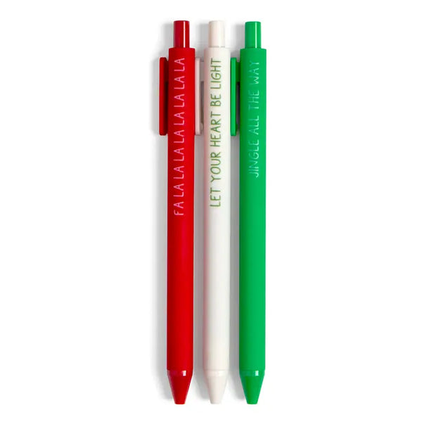 The Merry & Bright Club Christmas Pen Set