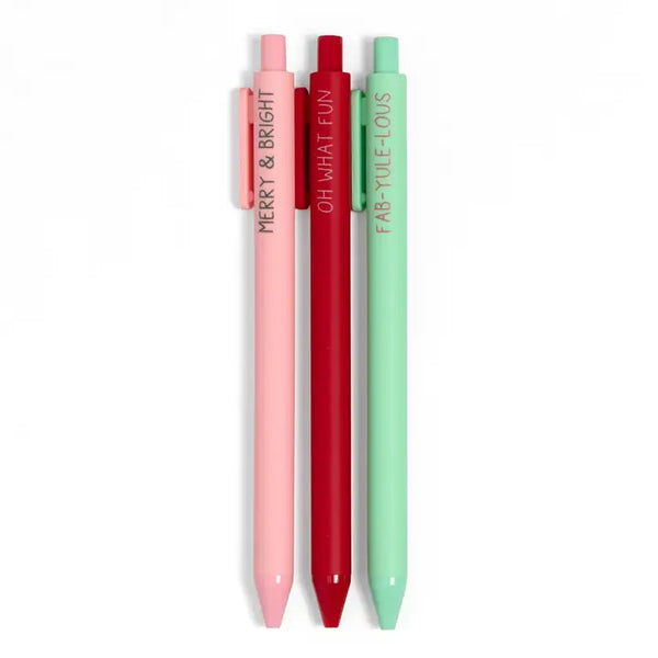 Holly Jolly Christmas Pen Set