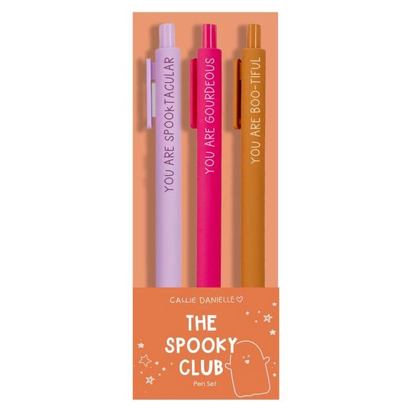 The Spooky Club Affirmations Halloween Pen Set