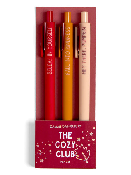 The Cozy Club Fall Pen Set