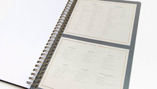 Church Notes Notebook - Navy Blue