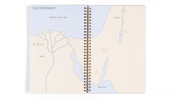 Church Notes Notebook with Maps - Happy Daisy by Callie Danielle