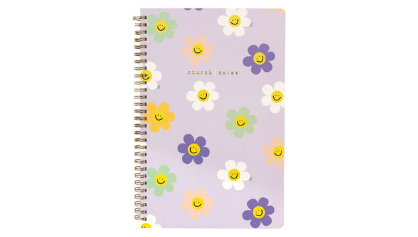 Church Notes Notebook with Maps - Happy Daisy by Callie Danielle