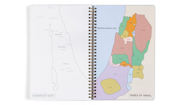 Church Notes Notebook with Maps - Happy Daisy by Callie Danielle