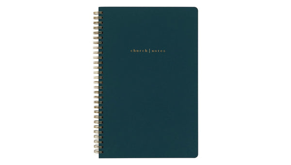 Church Notes Notebook - Navy Blue