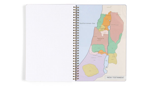 Church Notes Notebook with Maps - Happy Daisy by Callie Danielle