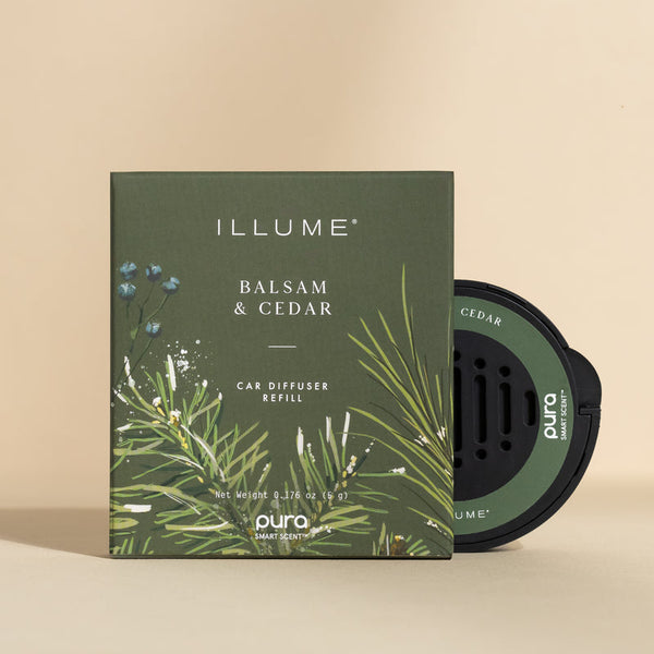Pura Car Diffuser Refill - Illume Balsam & Cedar