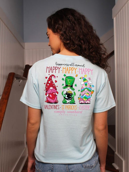 Simply Southern Short Sleeve Tee - Happy Everything