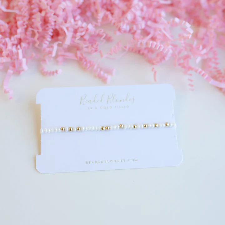 Beaded Blondes | Luster Sprinkle Bracelet