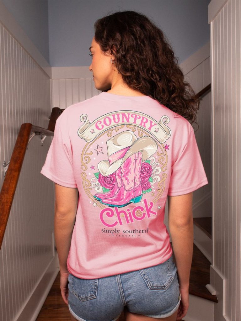 Simply Southern Short Sleeve Tee - Country Chick