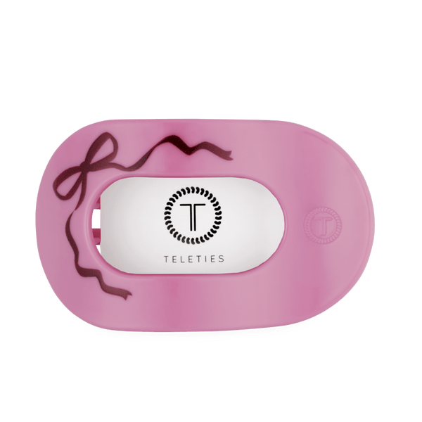 Teleties Flat Round Hair Clip - Just Add a Bow