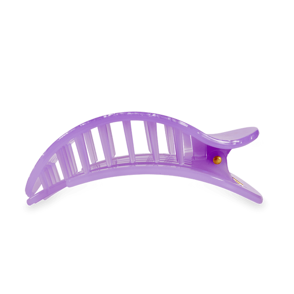 Teleties Flat Round Clip - Lavender Mist