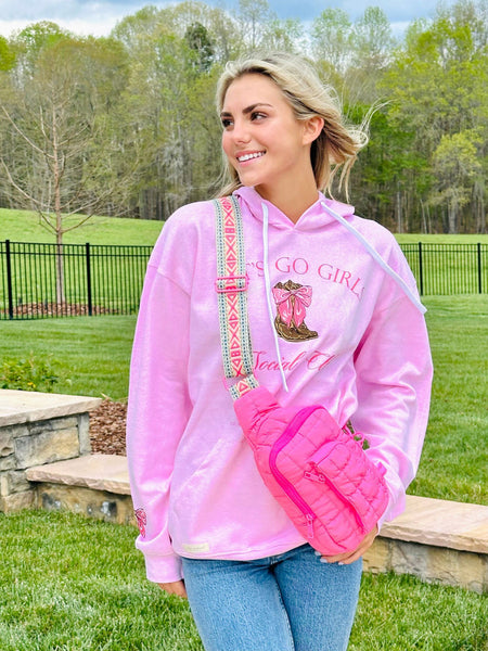 Simply Southern Puff Sling Bag - Pink