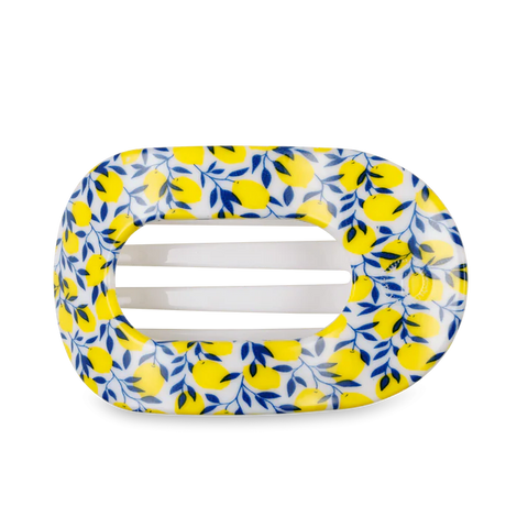 Teleties Flat Round Clip | Limoncello - *CHOOSE YOUR SIZE*