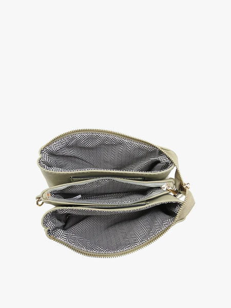 Riley Vegan Cow Crossbody/Wristlet