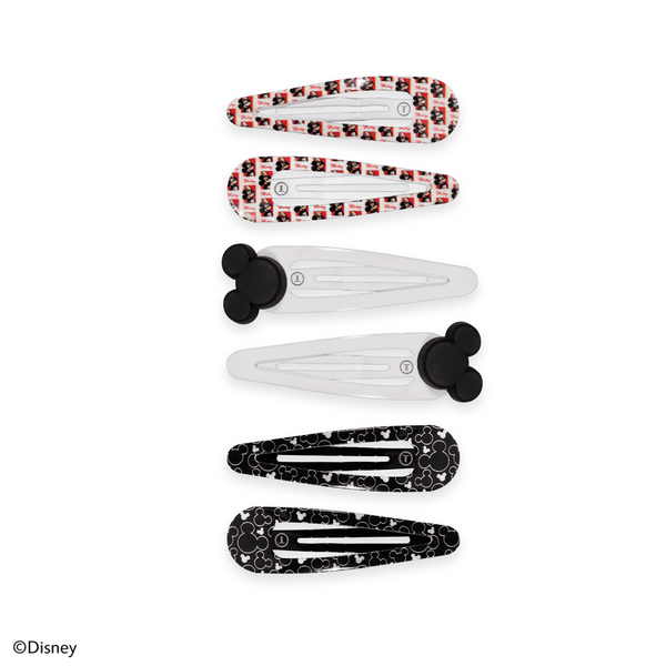 Teleties x Disney: Mickey Mouse Snap Clip (6ct)