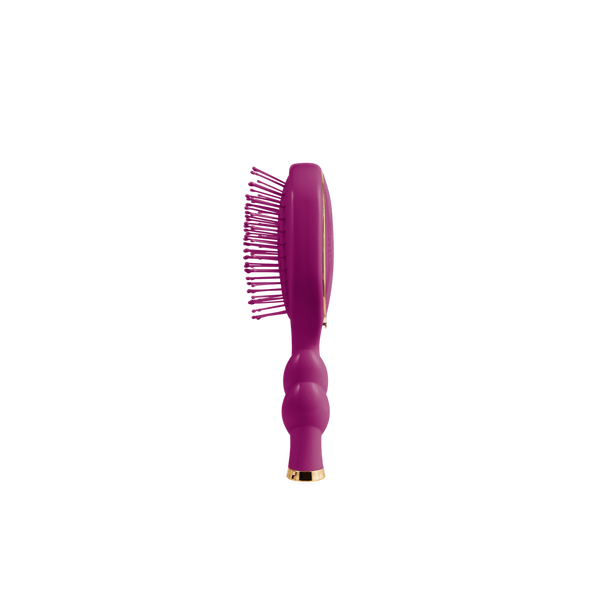 Teleties Mini Detangler Hair Brush for Medium Hair - Mulberry