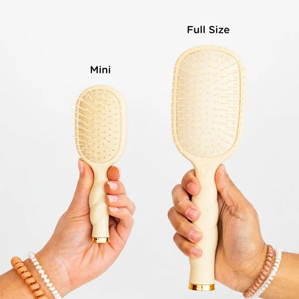 Mini Teleties Detangler Hair Brush for Medium Hair - Tan