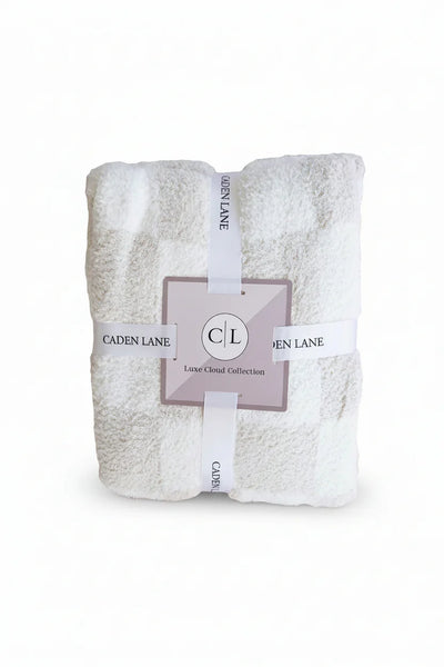 Caden Lane | CuddleLane™ Luxe Blankets - Toffee Check