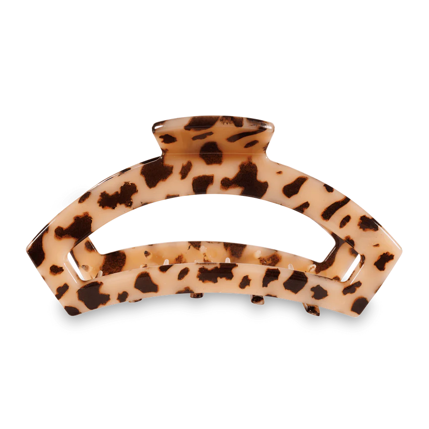 Teleties Open Hair Clip | Blonde Tortoise