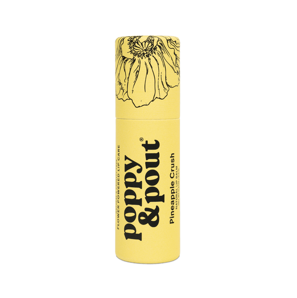 Poppy & Pout Lip Balm - Pineapple Crush
