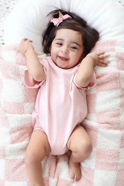 Caden Lane | CuddleLane™ Luxe Blankets - Rose Check