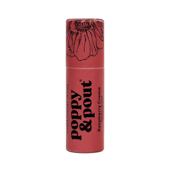 Poppy & Pout Lip Balm - Raspberry Creme