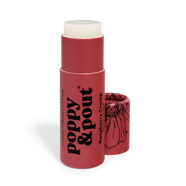 Poppy & Pout Lip Balm - Raspberry Creme