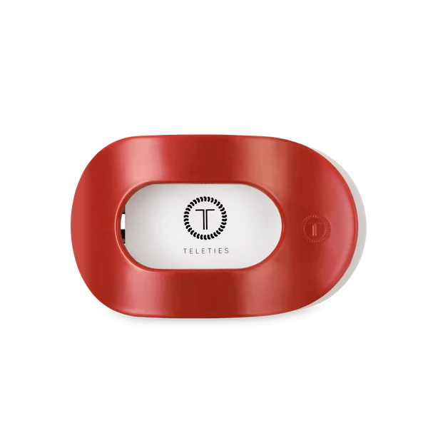 Teleties Flat Round Hair Clip - Red Carpet Ready