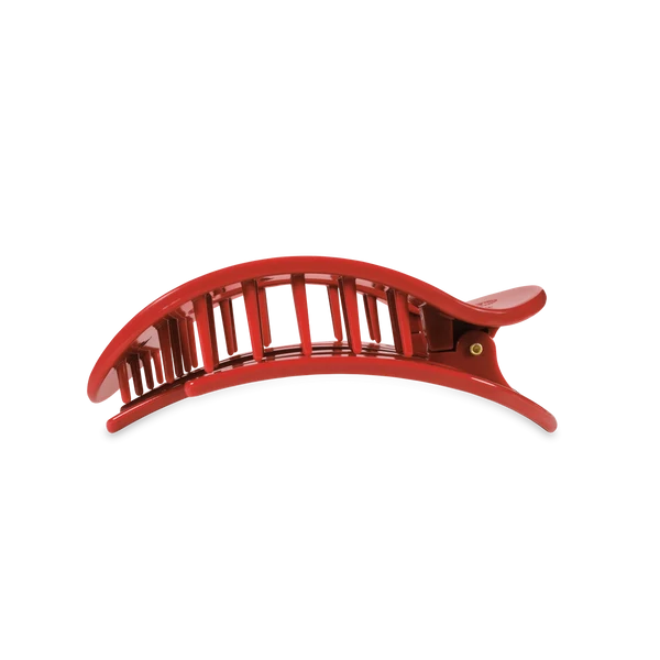 Teleties Flat Round Hair Clip - Red Carpet Ready