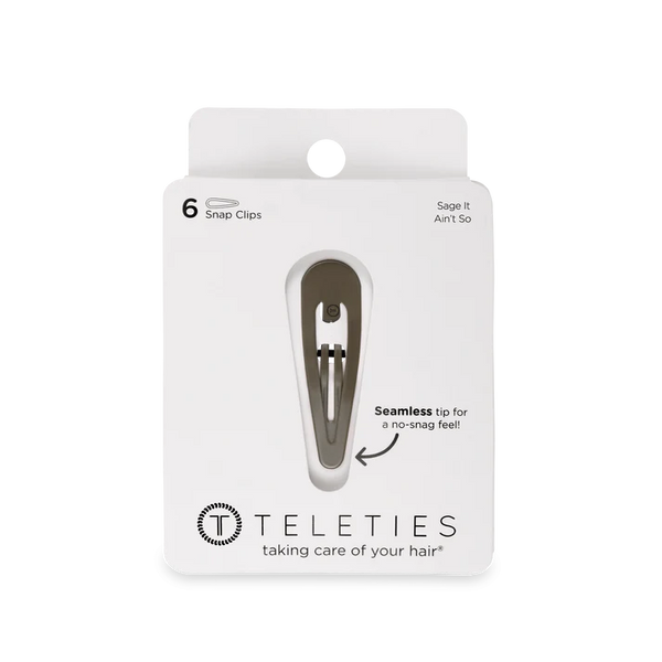 Teleties 6ct Snap Clip - Sage It Ain't So