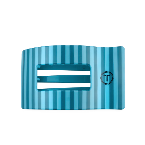 Teleties Flat Rectangle Hair Clip - Splash Zone