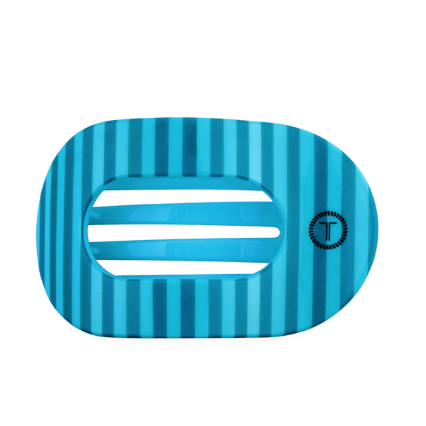 Teleties Flat Round Hair Clip - Splash Zone