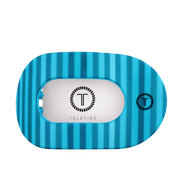 Teleties Flat Round Hair Clip - Splash Zone