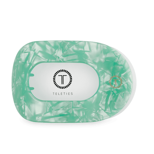 Teleties Flat Round Clip - Spring Splash