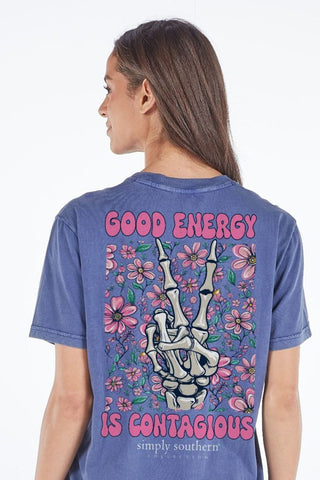 Simply Southern Short Sleeve Tee - Good Energy is Contagious
