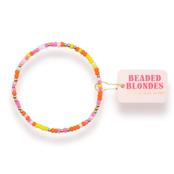 Beaded Blondes | Sunburst Sprinkle Bracelet