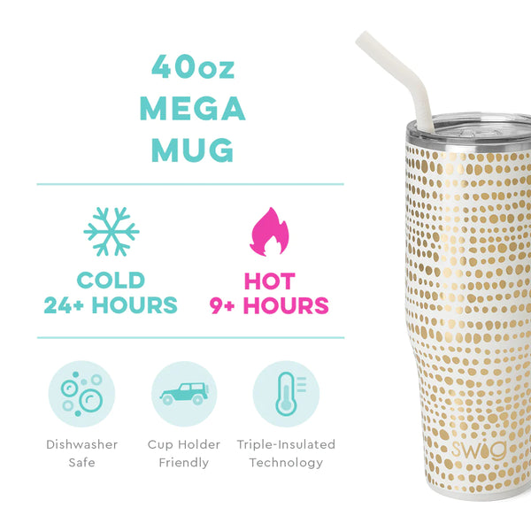 Swig 40 oz Mega Mug | Glamazon Gold