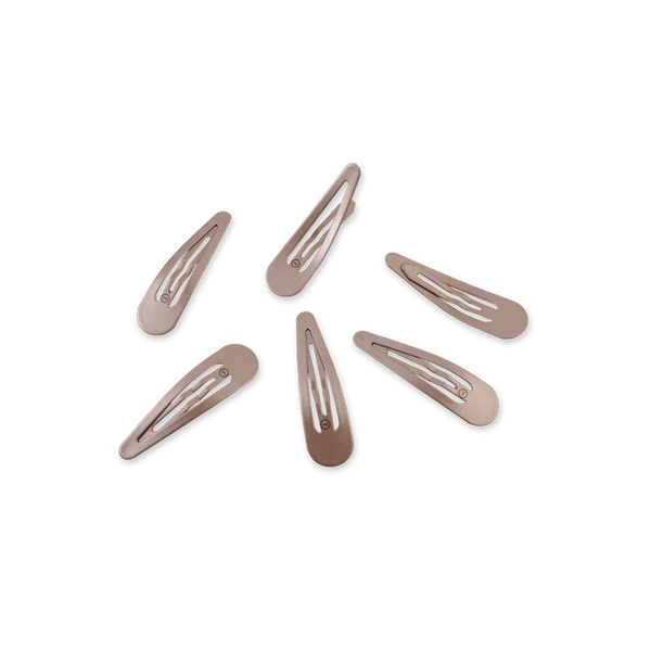 Teleties 6ct Snap Clip - Truly Taupe