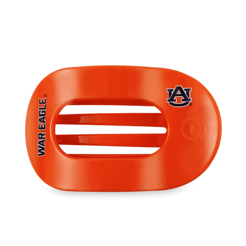 Teleties Flat Round Clip | Auburn - War Eagle!