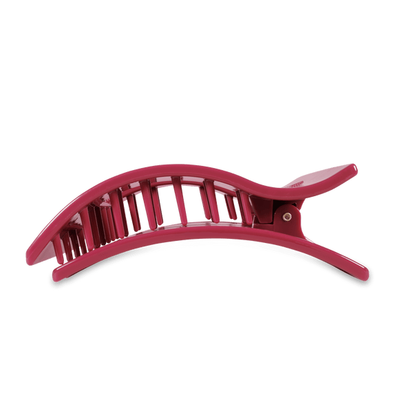 Teleties Flat Rectangle Hair Clip - Mulberry