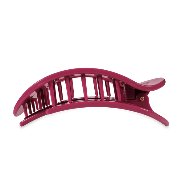 Teleties Flat Round Hair Clip - Mulberry